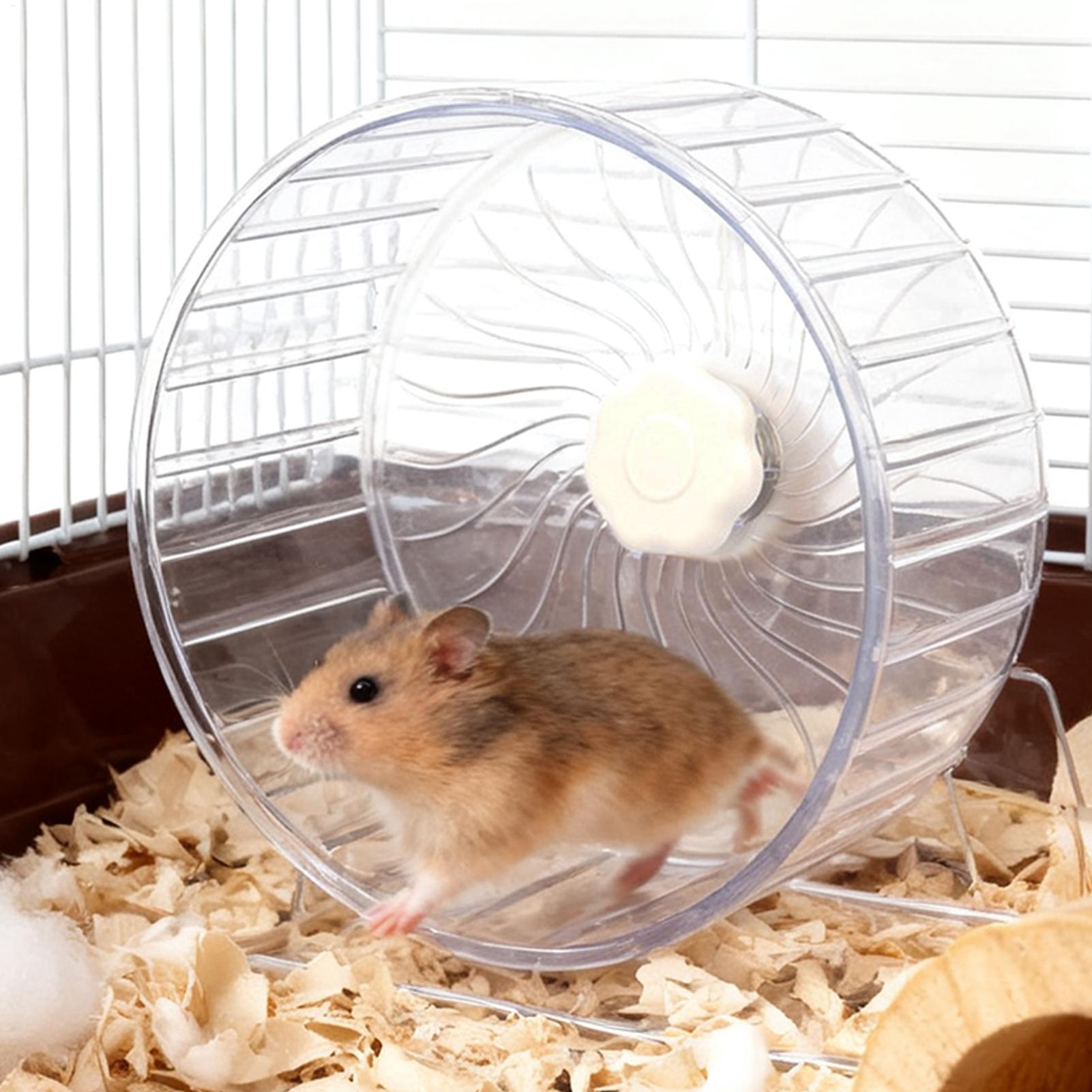 Hamster Cage Wheel - عجلة هامستر صامتة بمحامل مزدوجة هادئة