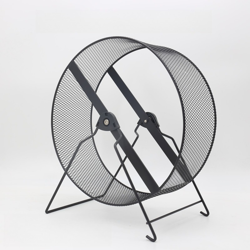 عجلة معدنية صامتة للجري مقاس 3 - مراجعة Hamster Cage Wheel وسعره