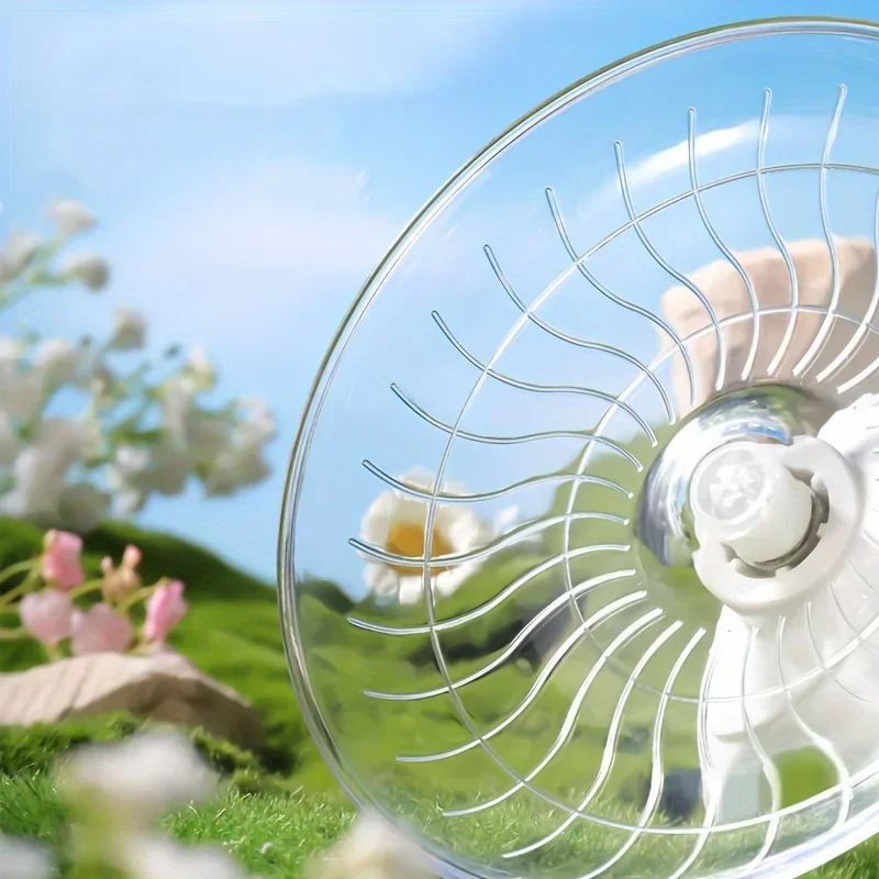 عجلة تمارين صامتة للحيوانات ال - مراجعة Hamster Cage Wheel وسعره