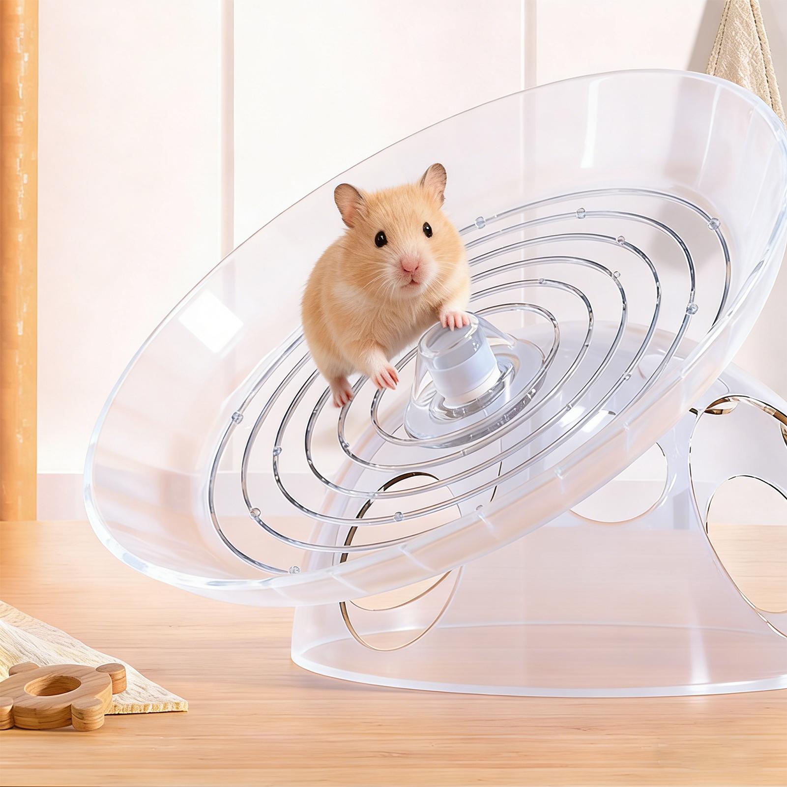 عجلات الهامستر المضادة للانزلا - مراجعة Hamster Cage Wheel وسعره